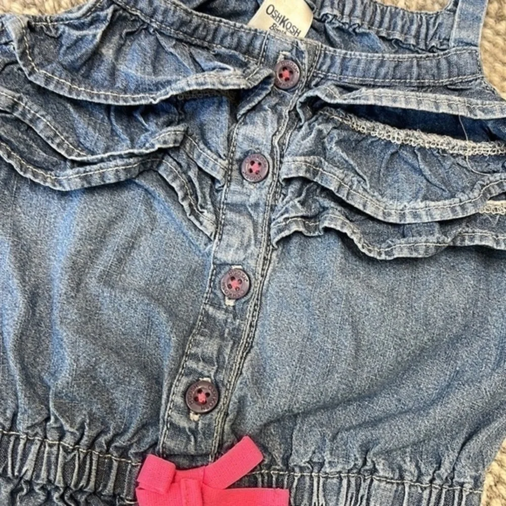 Oshkosh chambray denim‎ romper size 4T